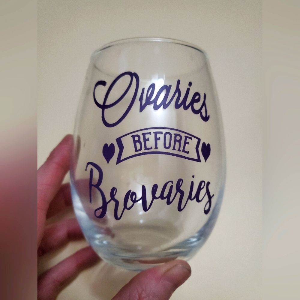 Parks and Rec wine glass